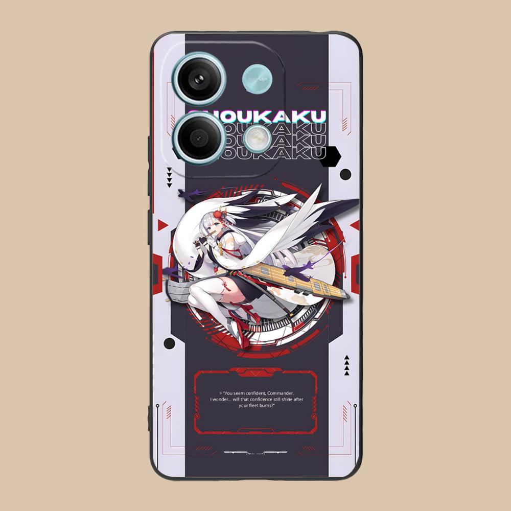 Azur Lane Shoukaku Phone Case for Xiaomi 15 14 13 12 Mi 11 T Ultra Lite Pro S X 5G Soft TPU Shockproof Cover Xiaomi 11T Pro