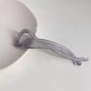 Korean Style Frosted Large Banana Hair Claw Clip for Elegant Updos