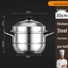 Customizable 304/316 Stainless Steel Multi-functional Food-Grade Thickened Steamer Basket and Pot