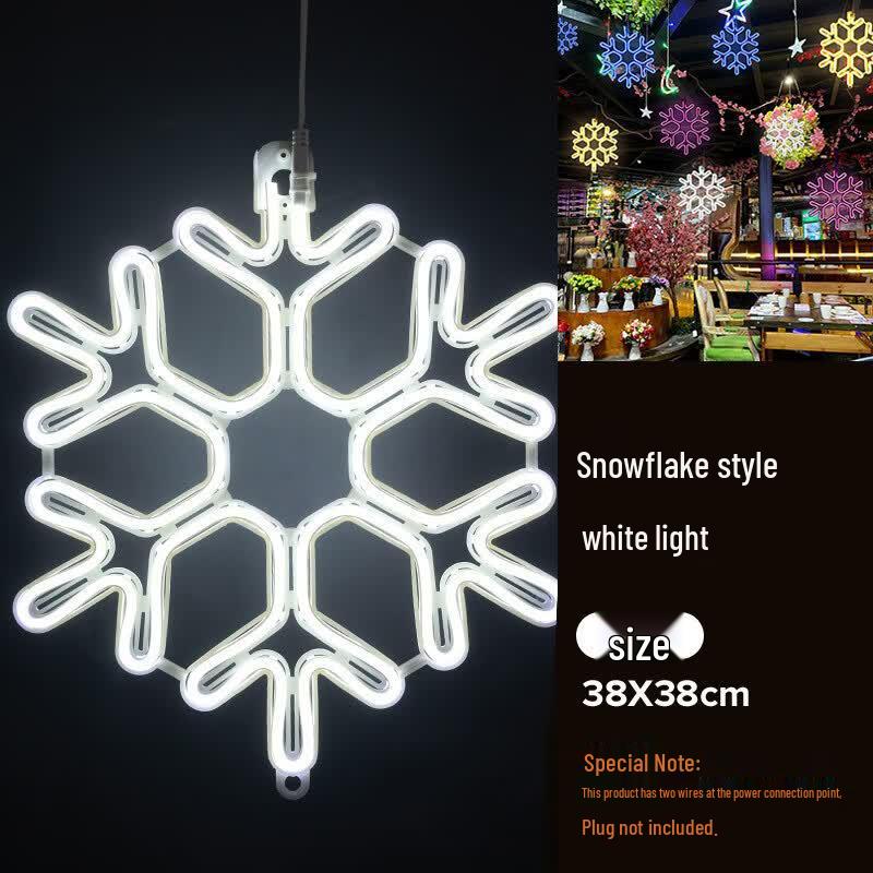 Beigong LED Snowflake String Lights