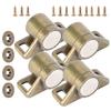 4 Stück Vintage Zinklegierung Magnetische Türfeststeller Beschläge Schrank Schrankzubehör Grün