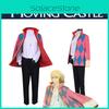 Howl's Moving Castle Hauru Cosplay Costume Coat Suit Halloween Party Outfit