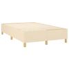 Maison Exclusive - Sommier à lattes de lit avec matelas Crème 120x200 cm Tissu