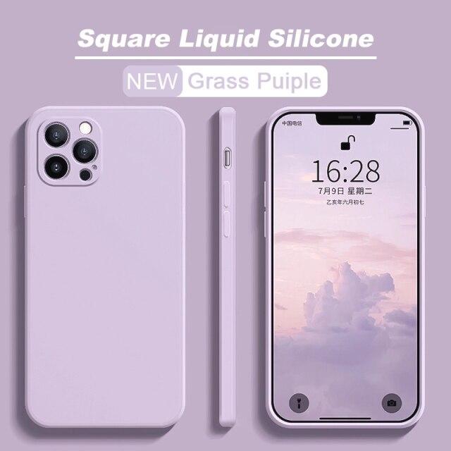 Soft Liquid Silicone Shockproof Phone Case For Oneplus 9 Pro Color Candy Cover For Oneplus 9R 1+9 8 1+8T 7 1+7T 6 1+6T Camera Protective TPU Back Case