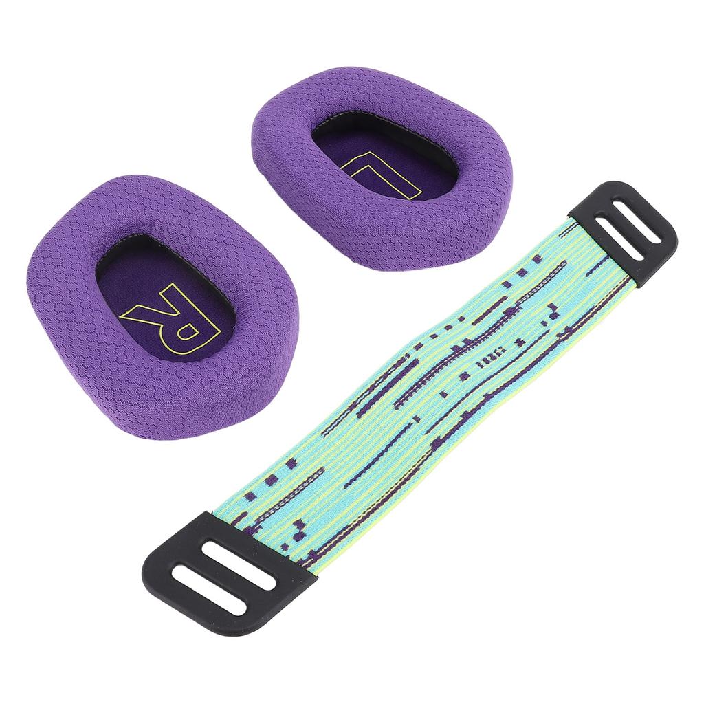 Náhlavní souprava náušníky prodyšná síťovina náušníky z paměťové pěny s vysokou hustotou s popruhy na hlavu