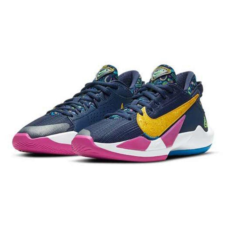 Nike Zoom Freak 2 PE GS Superstitious Kids Sneakers Blue Midnight-Navy Fire-Pink CT4592-400