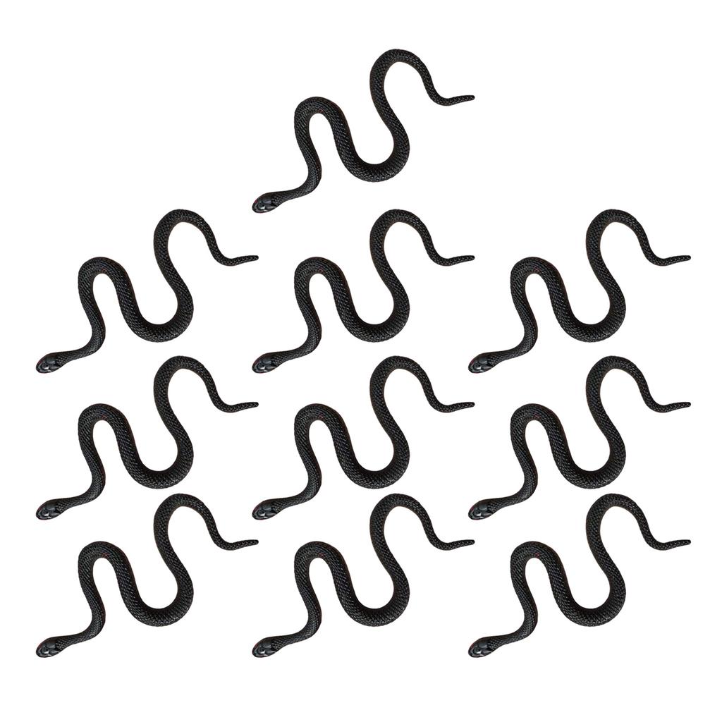 Jucărie Glumă Șarpe Simulare Noutate Recuzită Șarpe Moale 10 buc Recuzită Glumă Practică Figurină Șarpe Interesantă Articol de Petrecere