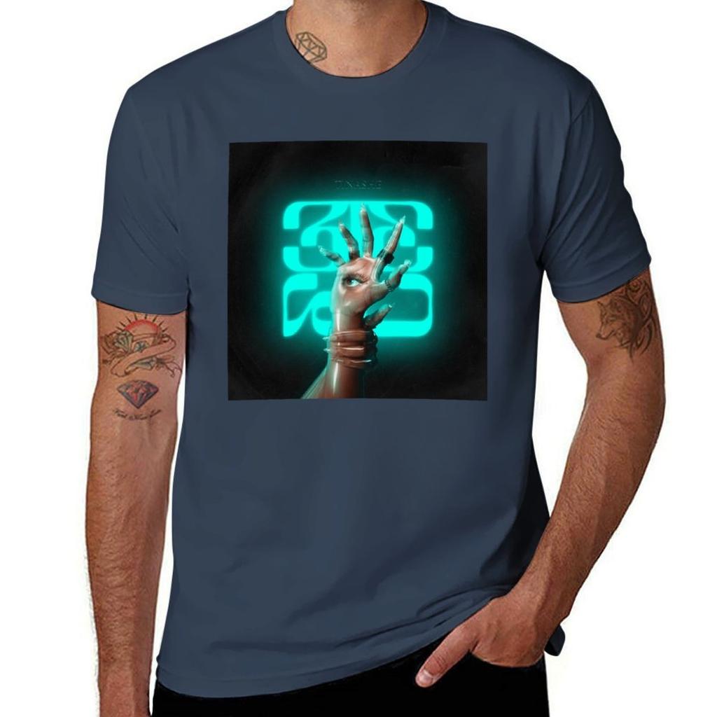 The Hand And Eyes Poster Tshirt Moisture Control Sports Tee Tshirt