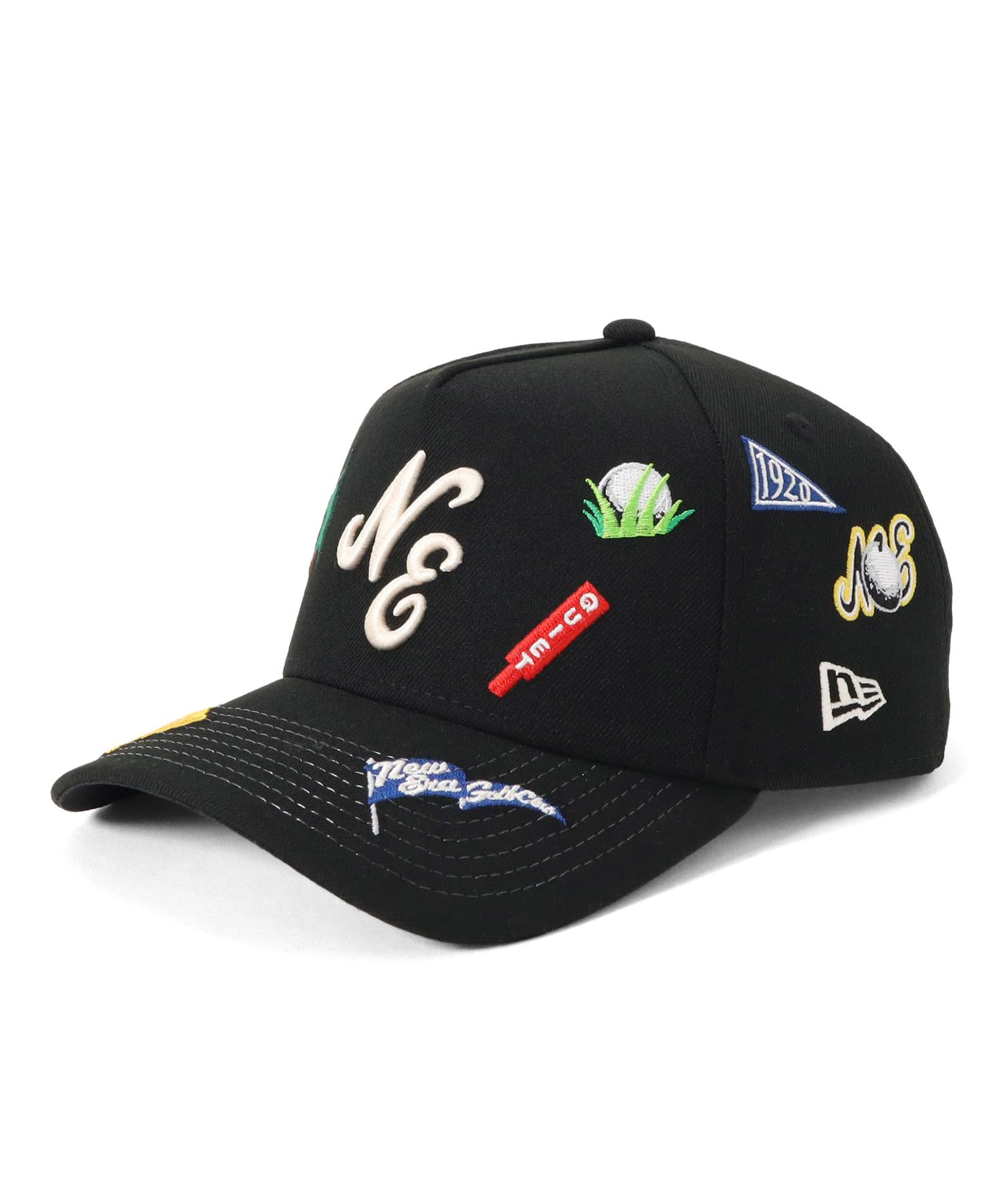 Кепка New Era Golf Classic NE Черная БЕСПЛАТНО GF 940AF GFM ALLOVER чёрный
