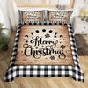 Christmas-themed Down Comforter Set Bedding Set 3-piece Duvet Cover Set