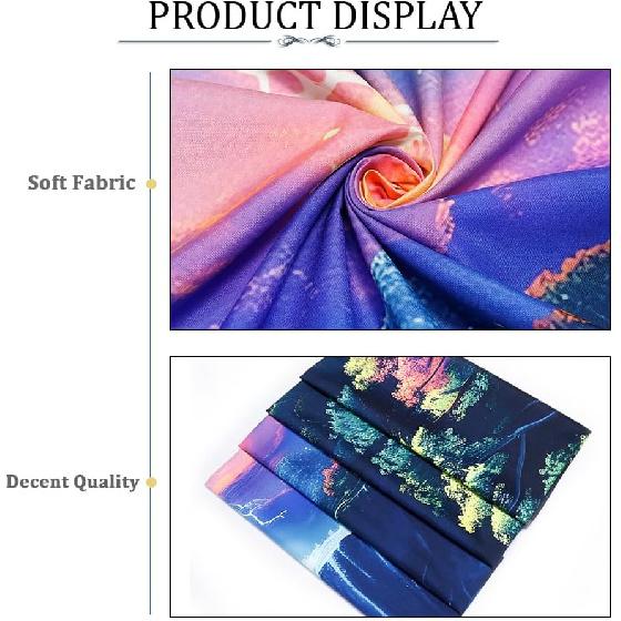 Heopapin Blacklight Tapestry Fantasy Moon Lightning Tapestries UV Reactive Tapestry Magic Waterfall Forest Landscape Tapestries Wall Hanging for