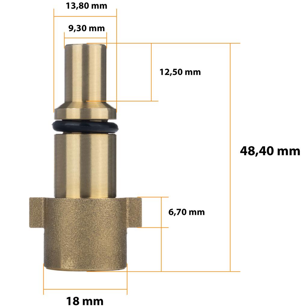 Bayonet Adapter/Reduction for Nilfisk/Lavor Pressure Washers