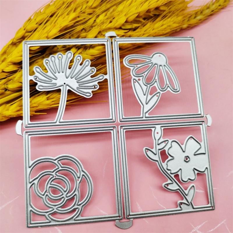 Rose Flower Metal Cutting Dies DIY Craft Carbon Steel Embossing Template Stencil Scrapbooking for Card Die Cuts Mold