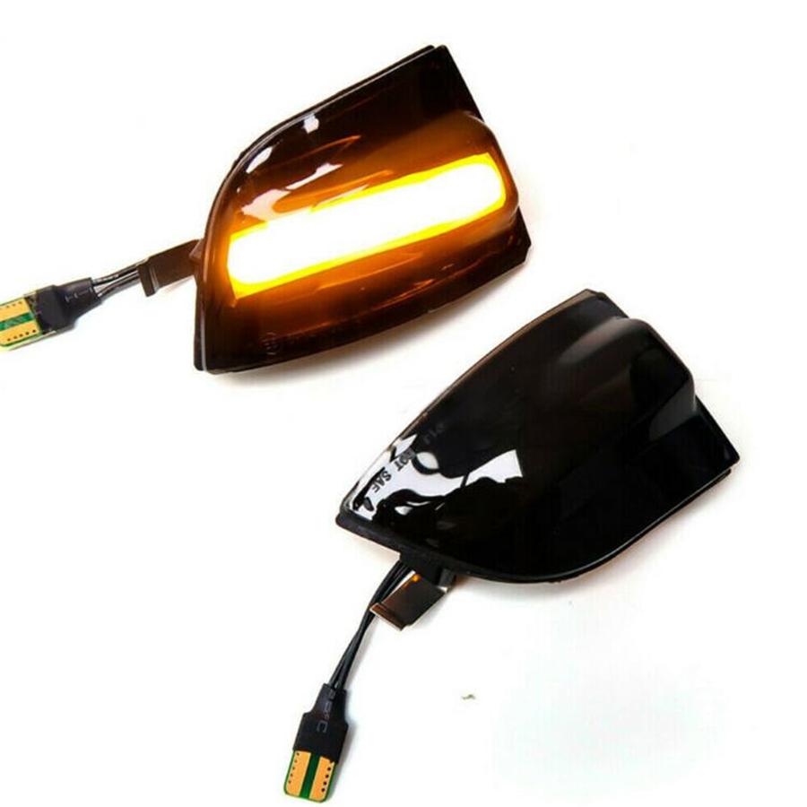 2 Pcs Left+Right Dynamic Side Mirror Sequential Lamp For 04-08 Ford Focus 2 MK2