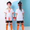 Kids Soccer Jersey Set Short Sleeve Team Uniform Boys Girls Kindergarten School Sports Performance
