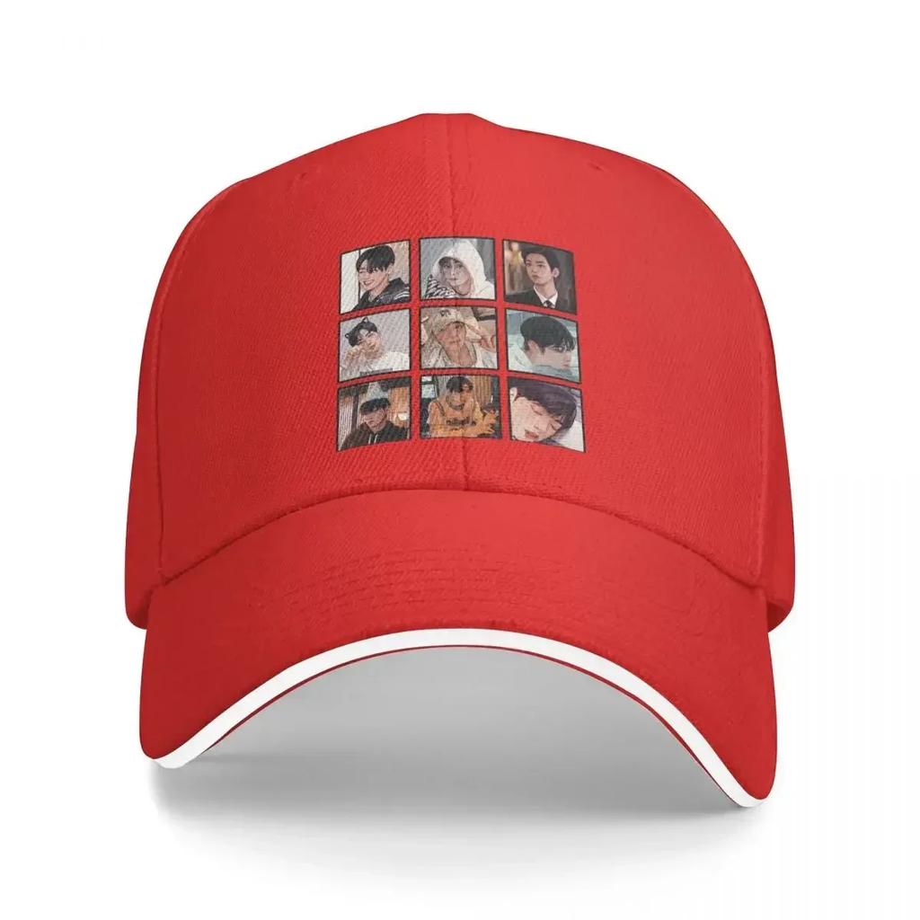 Cha Eunwoo Cartoonized Merchandise Baseball Cap Fashion Hip Hop Hats Spring Men Adult Outdoor Sports Baseball Caps