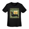 Dachshund Brewing Co T-shirt Femme Manches Courtes T-shirts Col Rond Streetwear Coton Été T-shirts Streetwear