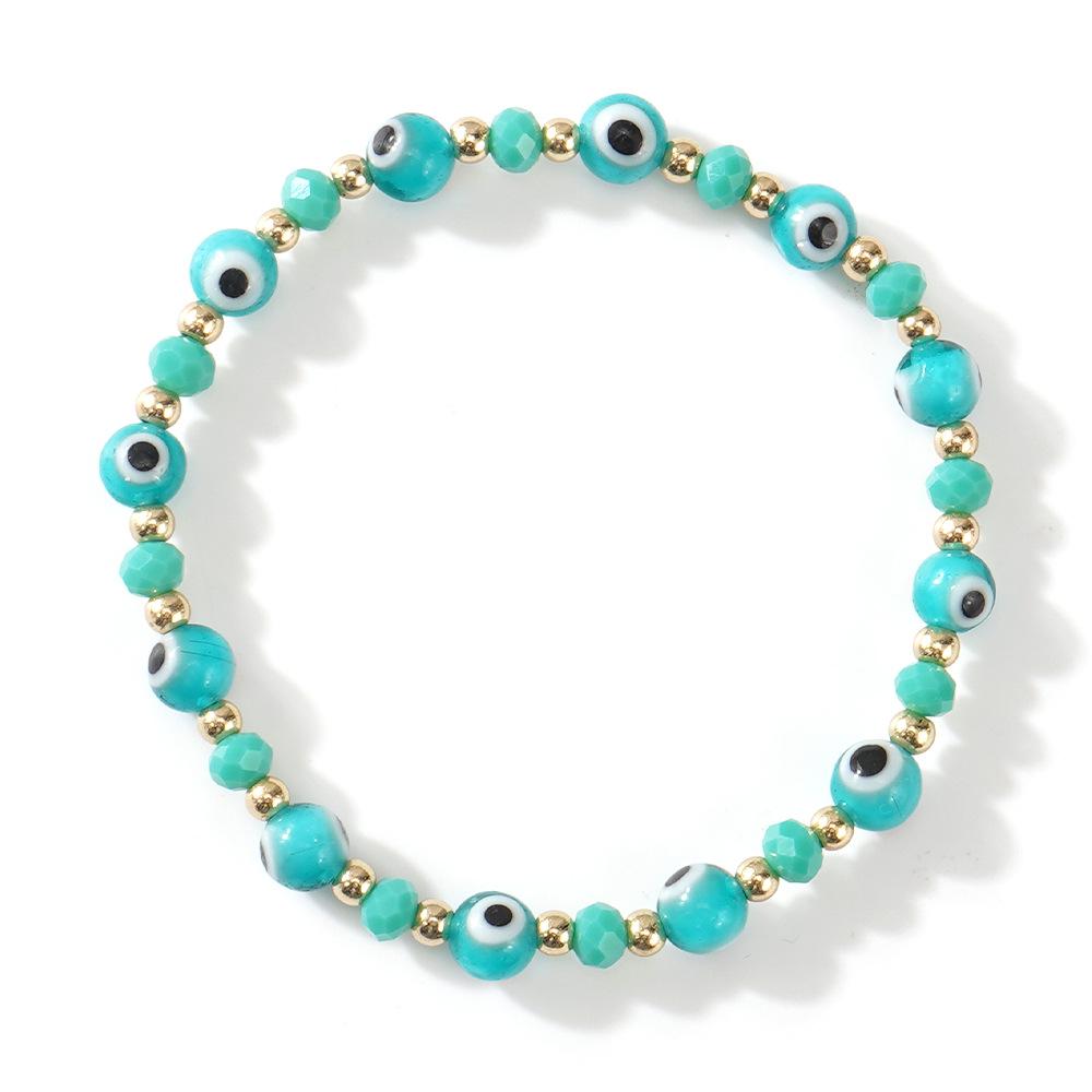 Colorful Evil Eye Beaded Bracelet: Stylish Design for Everyday Wear