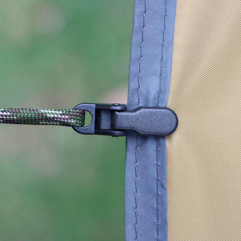 10Pcs Outdoor Tarpaulin Clips Camping Tents Awning Wind Rope Clamp Equipment Plastic Clip Buckle Fixed Jaw Grip Hook Accessories