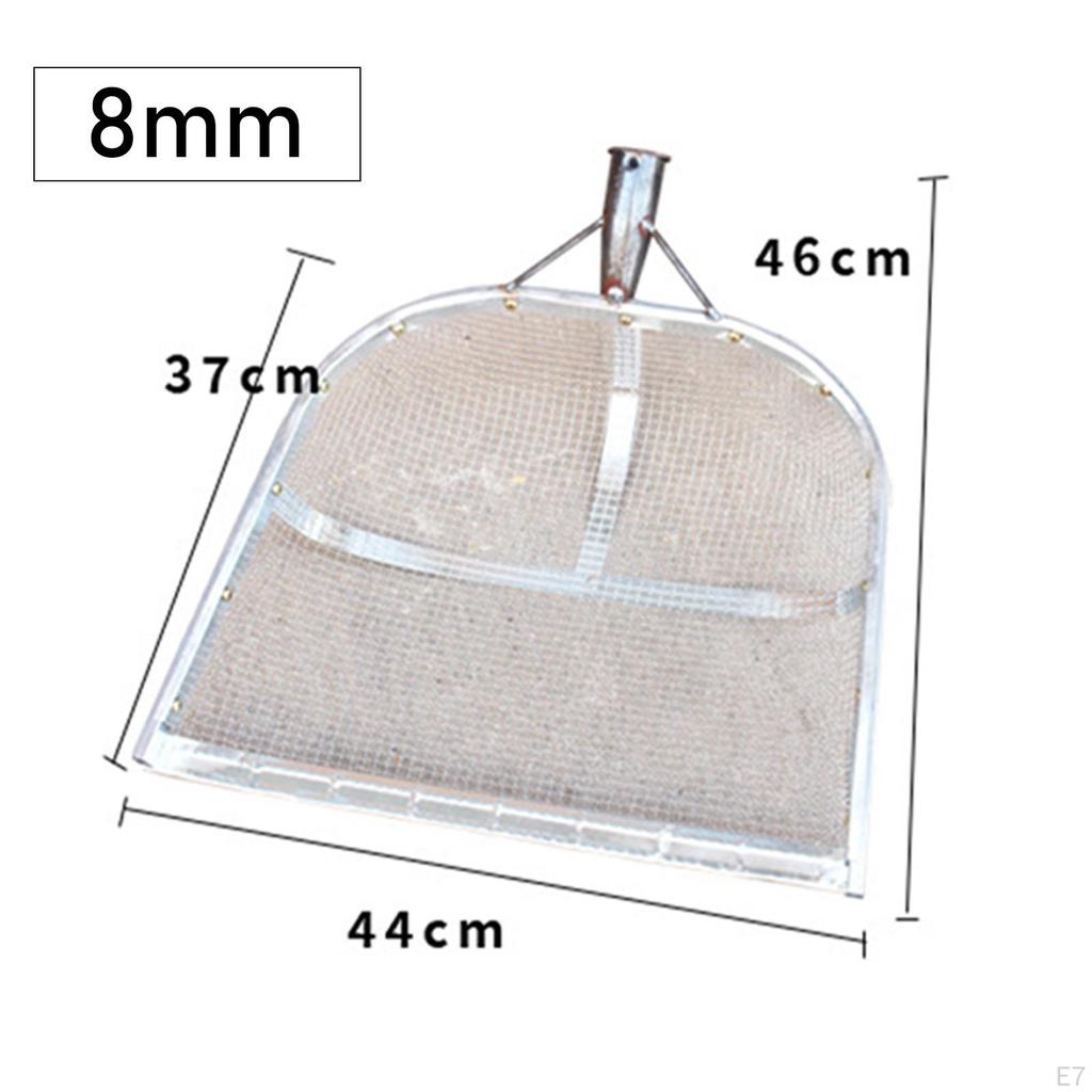 Filter Screen Soil Shovels Farm Easy To Clean Dustpan Carrying Sieve for Sifting