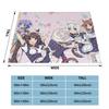 Nekopara Anime Otaku Blankets Fleece Decoration chocola vanilla Portable Super Soft Throw Blanket Bedding Couch Bedding Throws