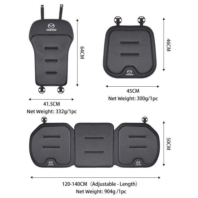 Breathable Car Seat Cover Ice Silk Backrest Cushion Rearseat Protector Mat For Mazda CX5 6 3 CX7 323 Axela Atenza Demio CX30 CX3