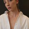 Simple Personality Unique Small Pearl Collarbone Chain Fashionable Commuting Niche Design Temperament Trendy Versatile Necklace