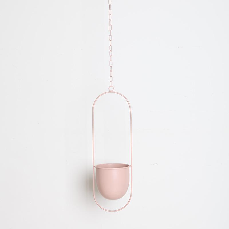 Metal Hanging FlowerPot Plant Hanger Chain Iron Aerial FlowerPot Plant Basket Holder Swinging Flower Pot Home Balcony Decoration