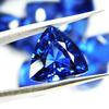 Natural Blue Tanzanite Loose Gemstone 8 Ct Trillion Shape for Jewelry Making and Gem Collections