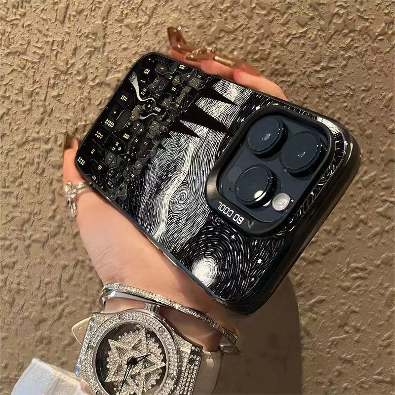 Van Gogh Starry Night Retro Phone Case Compatible With Apple Iphone Various Models