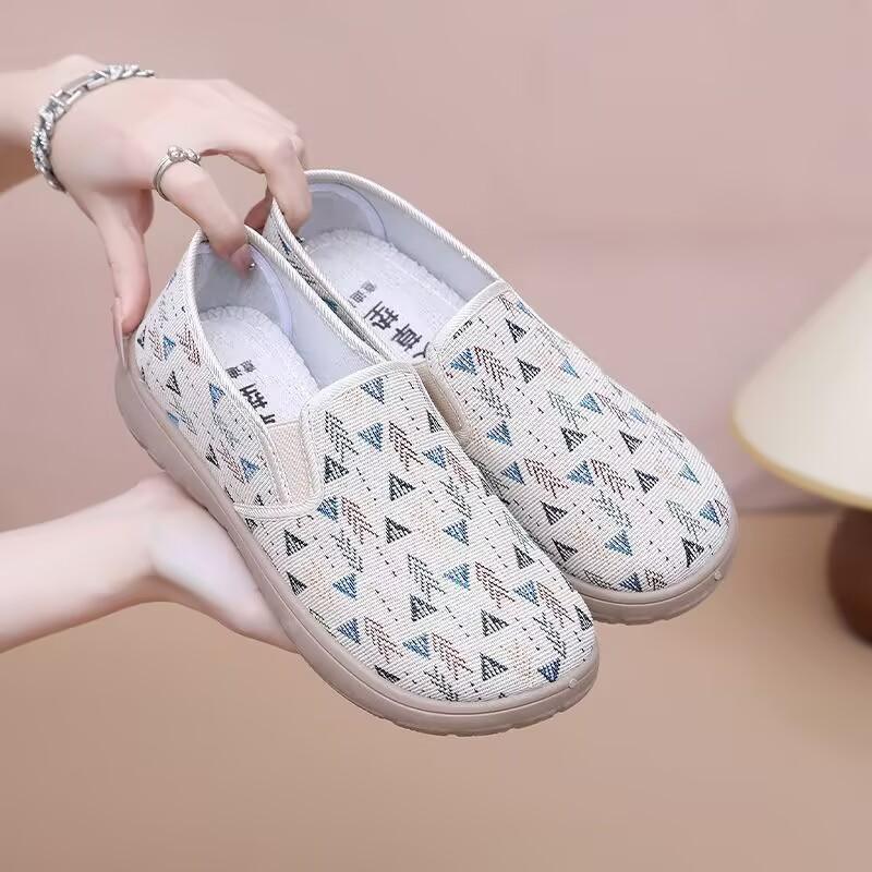 

Женская обувь весна новая повседневная универсальная женская обувь мягкая подошва дышащая легкая нескользящая износостойкая обувь на одной педали 41