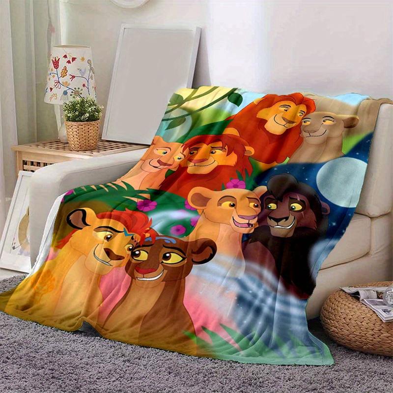 

1pc. Cartoon Lion King Blanket, Soft and Cozy Home Decor for All Seasons, Perfect Gift for Animal Lovers, Vibrant Colors and Detailed Charac 100x150cm
