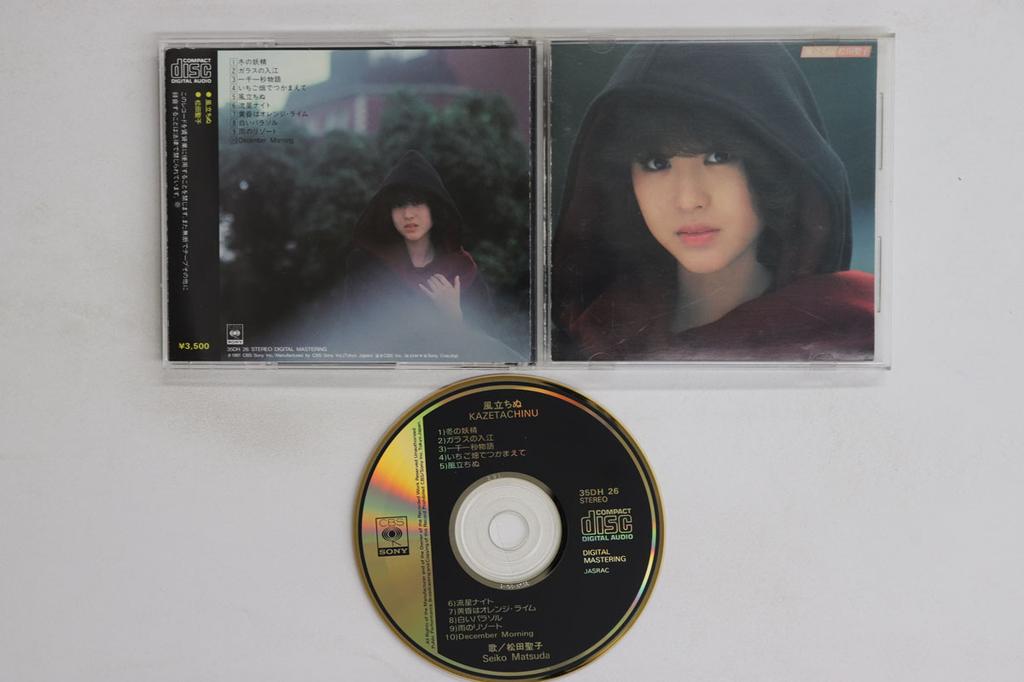 CD SEIKO MATSUDA Kaze Tachinnu 35DH26 CBSSony 1983 Japan Japanese PopRock Used