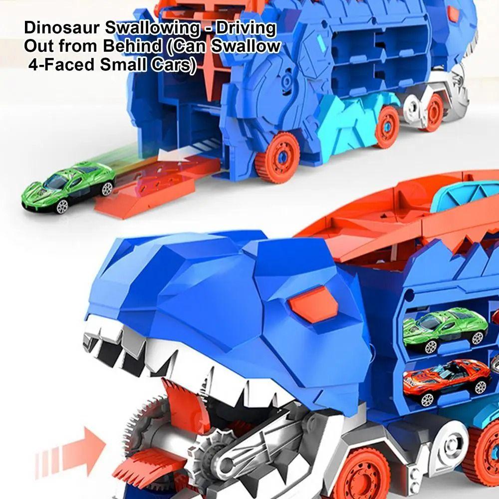 with Handle Dinosaur Transformed Toy Dual-mode Dinosaur Track Toy Dinosaur Car Toy Children