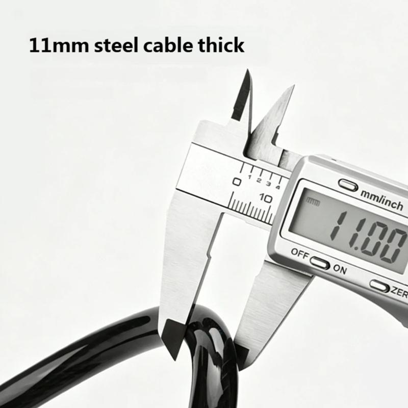5 Digit Combination Bike Lock Heavy Type Anti Thefts Protecting Bicycles Lock Cable for Mountain Bicycles Security