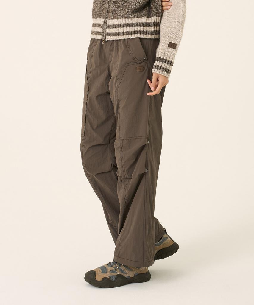 BBC EARTH Warm Fit Parachute Pants_Dark Ash Grey