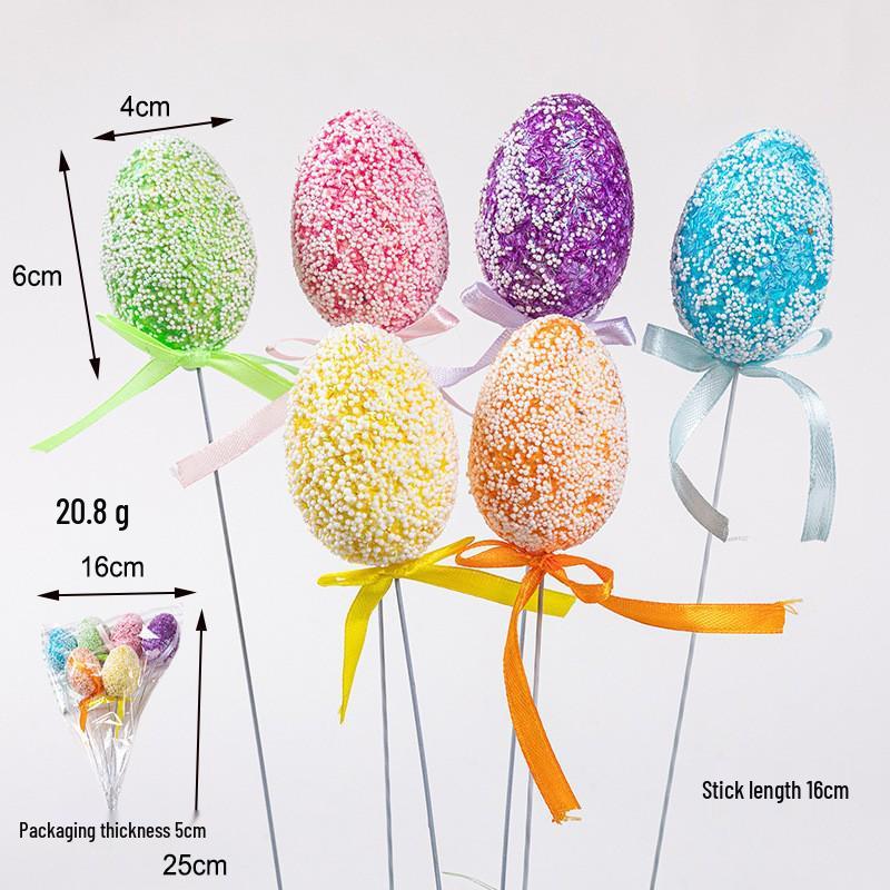 W magazynie: Kolorowe Piankowe Jajka Wielkanocne 3x4cm do Świątecznej Dekoracji