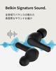 Belkin SOUNDFORM Rhythm True Wireless Earbuds Bluetooth 5.3 5.8mm Drivers 30H Playback Noise Reduction Fast Charging IPX4 Black