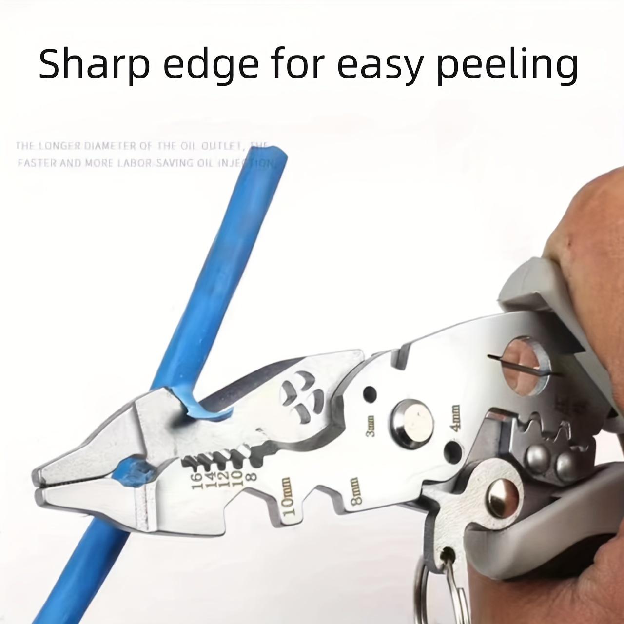 Многофункциональные клещи для зачистки проводов Клещи для электрика Нержавеющая сталь — фото 9