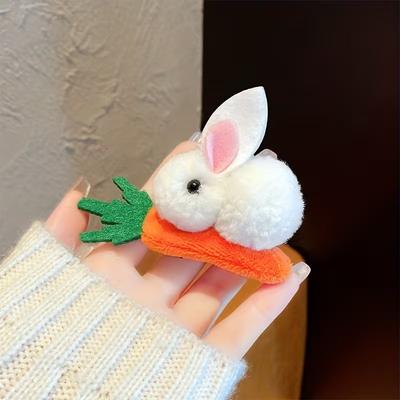 Coniglietto di Pasqua Carota Accessori per Capelli Clip per Capelli Carine Cerchietti con Orecchie di Coniglio Articoli per Feste Decorazione Regalo per le Festività di Primavera