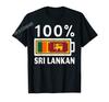 Herren Damen T-Shirt Mehr Designs Vintage Sri Lanka Sri-Lanka-Flagge Stolz T-Shirt Tops Tees