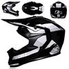 Offroad-Motorradhelm Herren Damen ABS Integralhelm Dirt Bike Große Größe Belüftet Trail Riding