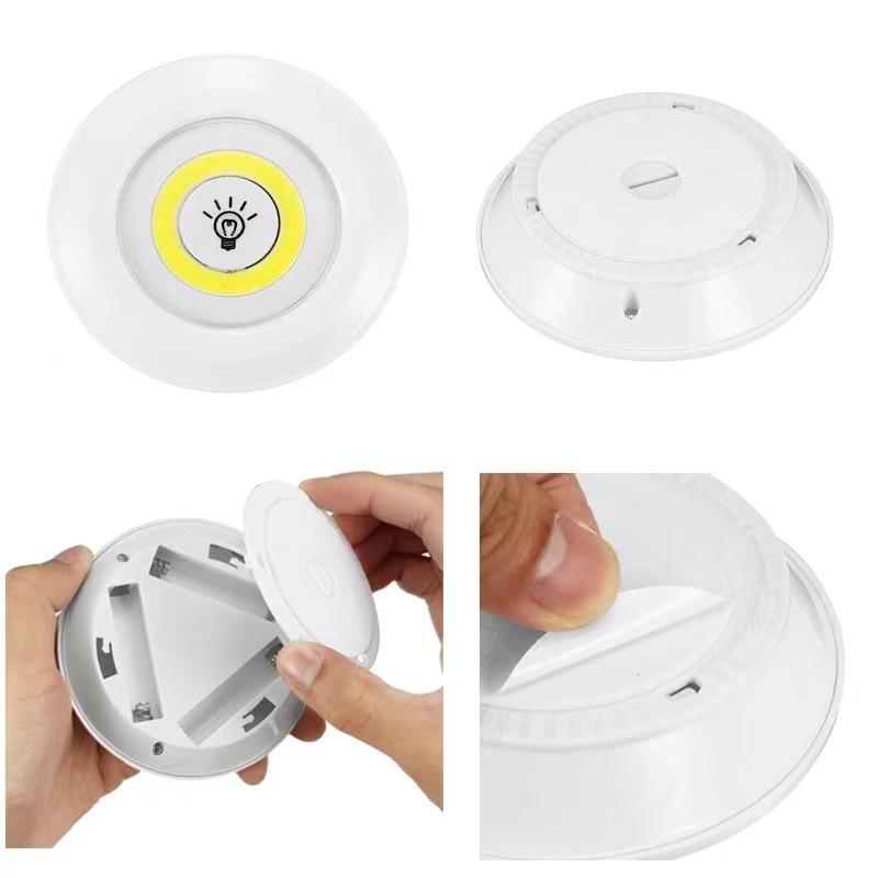 Under COB Cabinet Light LED Wireless Remote Control Dimming Wardrobe Night Lamp Home Kitchen Bedroom Bedside Lamps