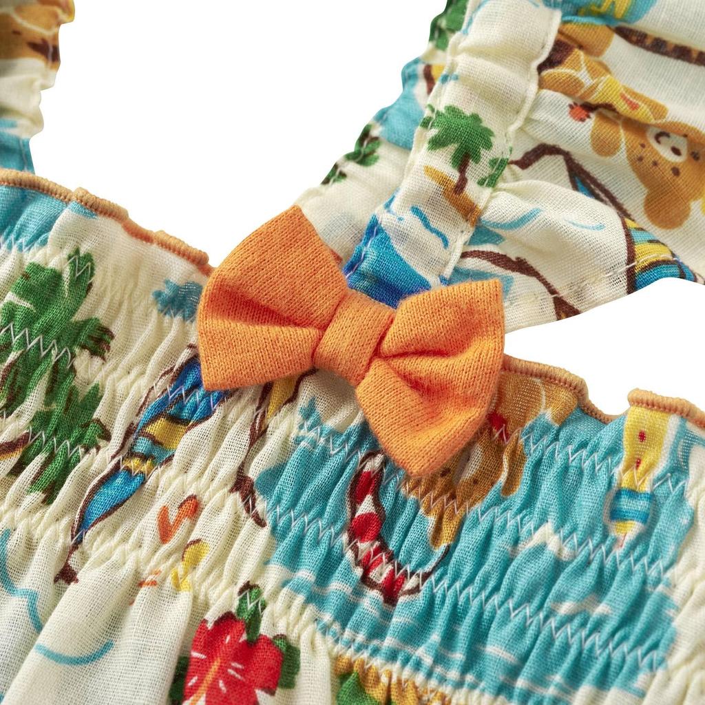 HOT dress for boys and baby and [MIKIHOUSE BISCUITS] One-piece girls, children's clothing, ivory, 80cm, 72-1903-680