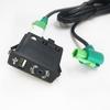 1Pc Adapter Cable Radio On Aux In Audio Stereo Changer Switch Button Fit For BWM