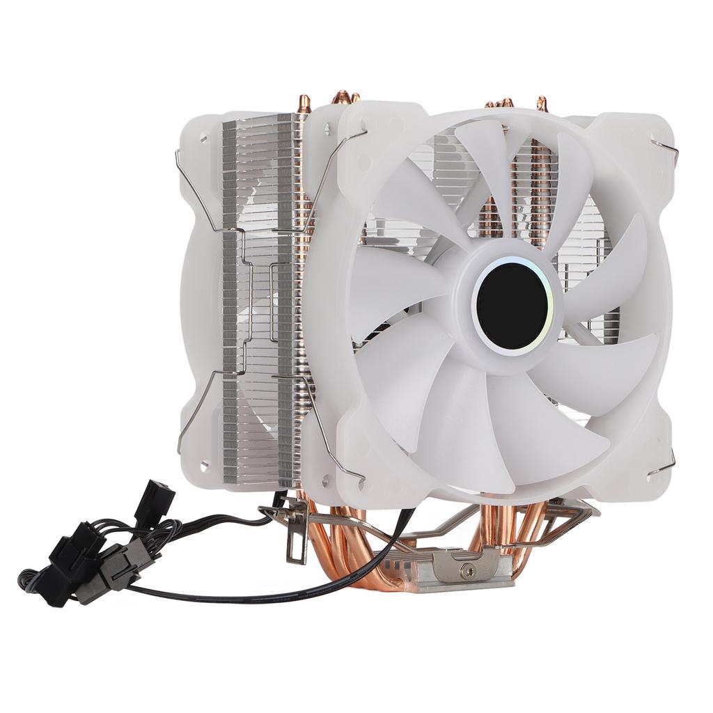 CPU-Kühler RGB Schnelle Effiziente Kühlung Lüfter Computer Wärmeableitung Ausrüstung für Intel für AMDDual
