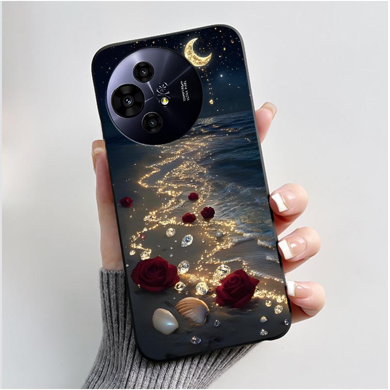 New Design Cute Case For TCL 50 NxtPaper 5G/50 Pro NxtPaper 5G/TCL P10/60 XE NxtPaper Shockproof Cover Black Case