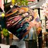 Demon Slayer Druckschirm Automatisches Öffnen/Schließen - Tragbares faltbares Design - Tägliche Nutzung für Reisen/Outdoor - Geschenk zum Geburtstag