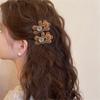 2025 High-End Rhinestone Bear Hair Clip for Women and Babies