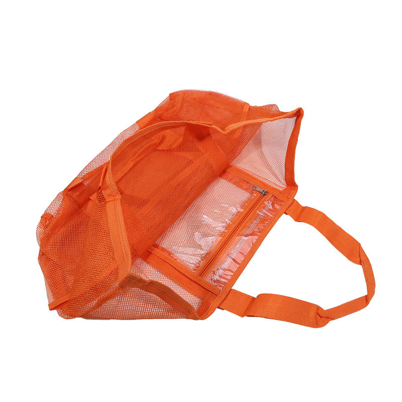 Genți de Plajă pentru Femei Călătorii de Vară Geantă Tote din Plasă cu Buzunar Interior Mare Geantă de Umăr Împletită Rezistentă la Nisip